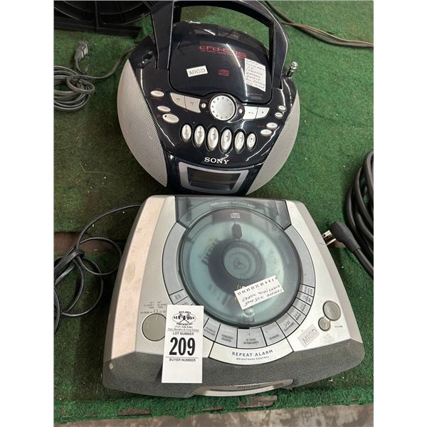 Sony Portable Stereo, Phillips Disc Player