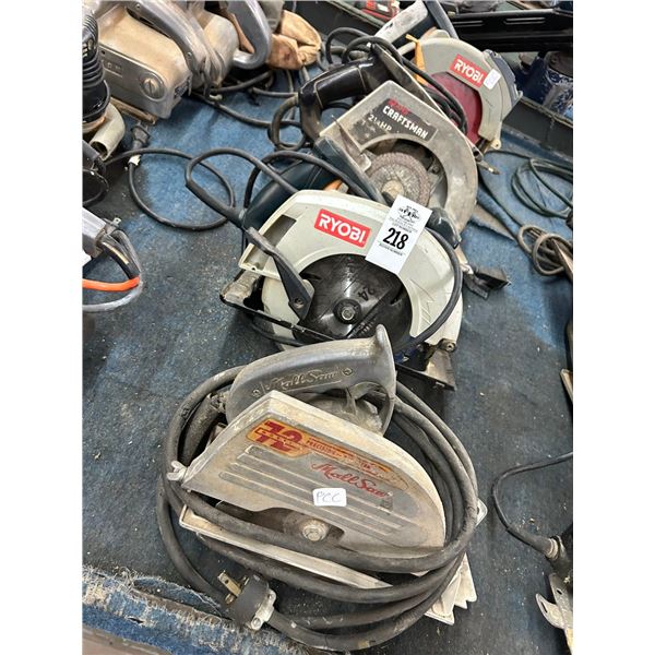 4-Electric Circular Saws - 4 X $