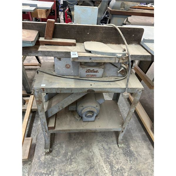 Atlas Vintage Jointer w/Rolling Stand