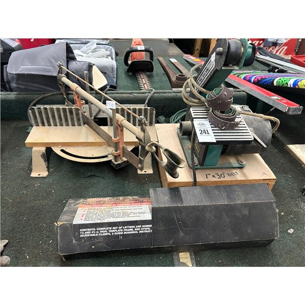 CM Mini Belt Sander, Miter Box, Template Kit