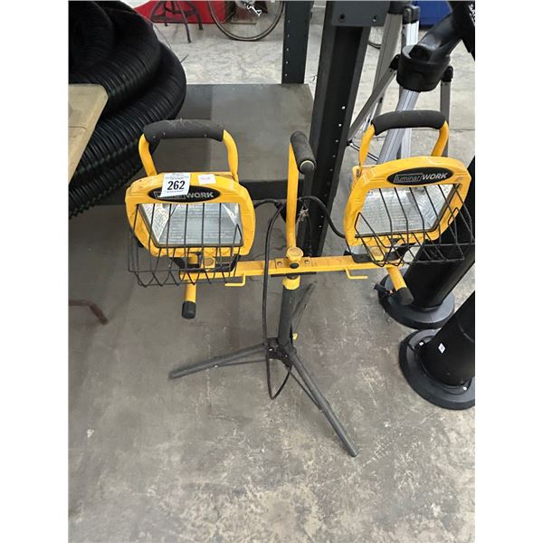 Luminare Double Pedestal Flood Light