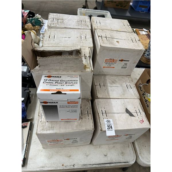 13-Chisel Point Galvanized Case - 13 X $