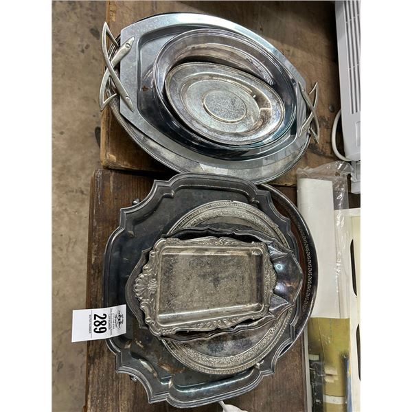 Silverplate Serving Trays