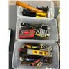 Image 2 : Bins 4 w/Asst. Tools, Staple Gun,  Meter