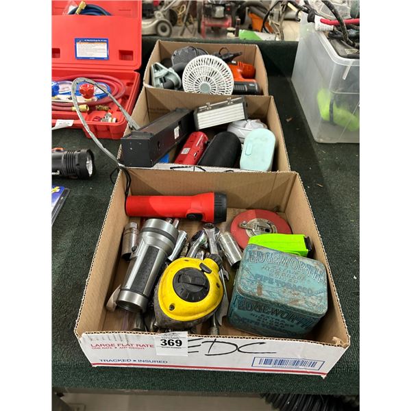 Flats 3 w/Portable Wireless Speakers, Personal Fan,Tools, More