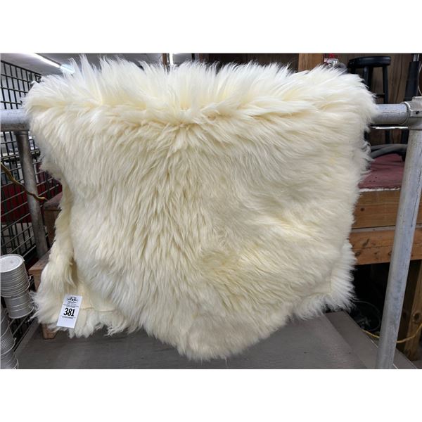 New Zealand Lamp Skin Area Rug