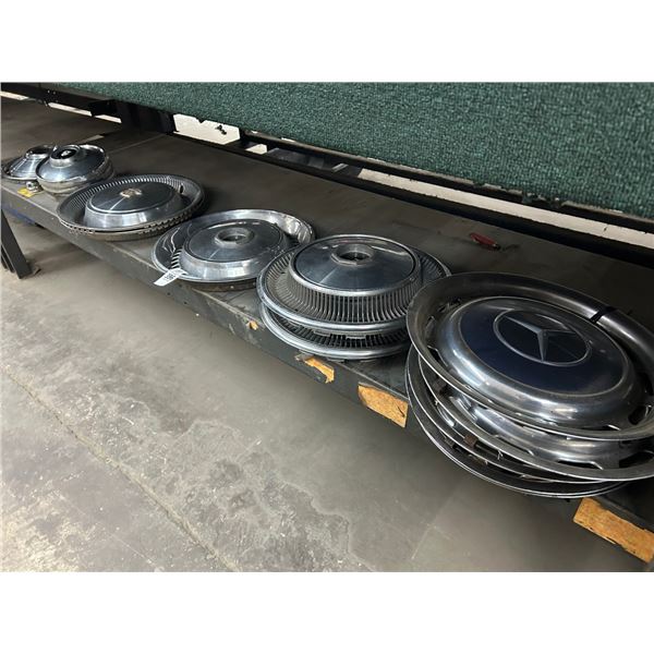Asst. Vintage Luxury Auto Hubcaps