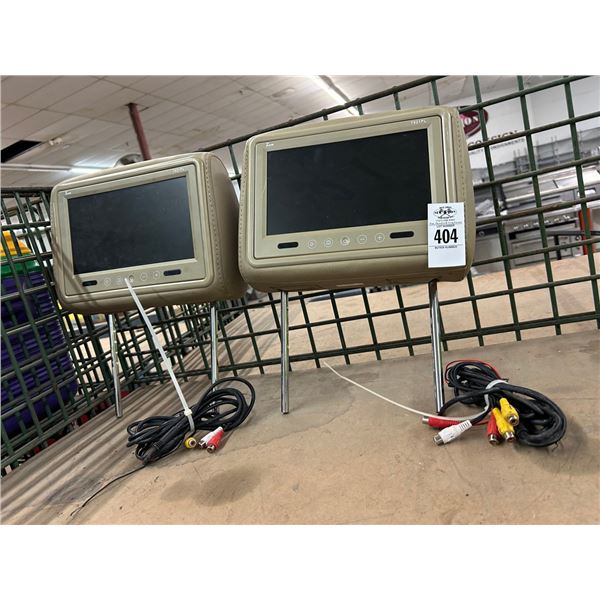 Auto Headrest w/Built In DVD Players