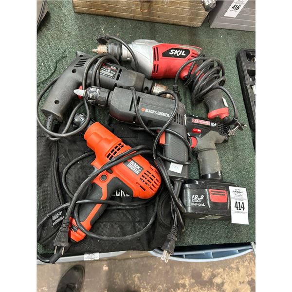 Electric Drills 4, Cordless Drill - No Charger