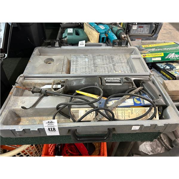 B&D Electric Sawzall w/Case
