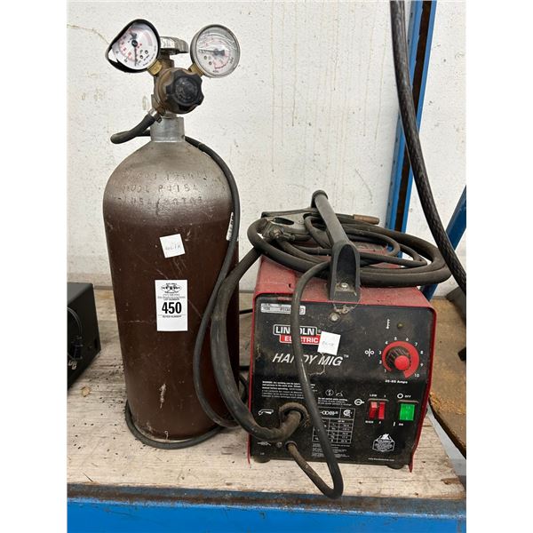 Lincoln Handy Mig Welder w/Tank