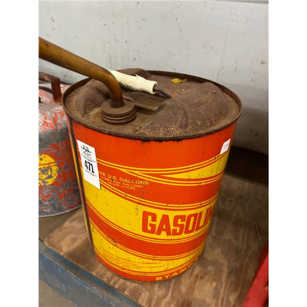 Vintage Metal Fuel Can