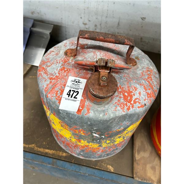 Vintage Metal Fuel Can