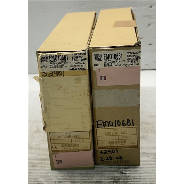 (2) Oriental Motor #ASD24B-ACC Motor Drivers