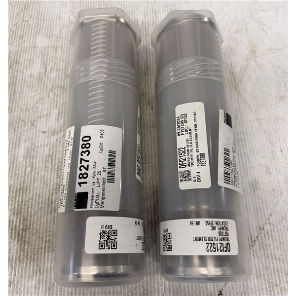 Lot of (2) WOLFTECHNIK / TRUMPF  #MS0015G20V / #1827380 Filter Elements