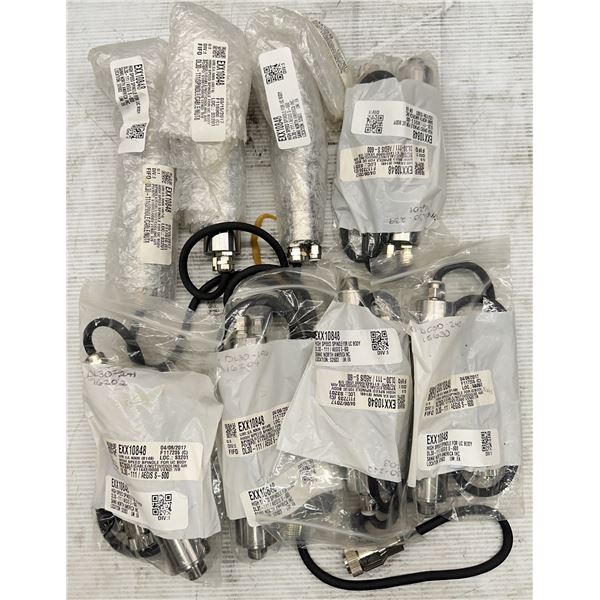 Lot of (8) High Speed Spindle Units Spindle/Cable/Nut w/ Cooling Air