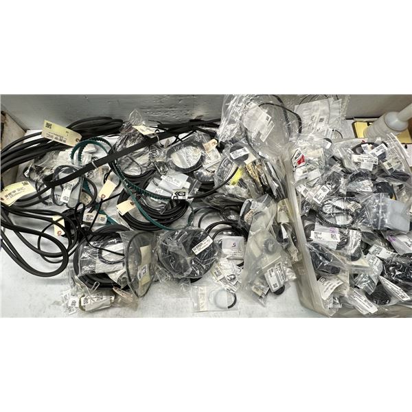 Lot of Misc. O-Rings & Belts