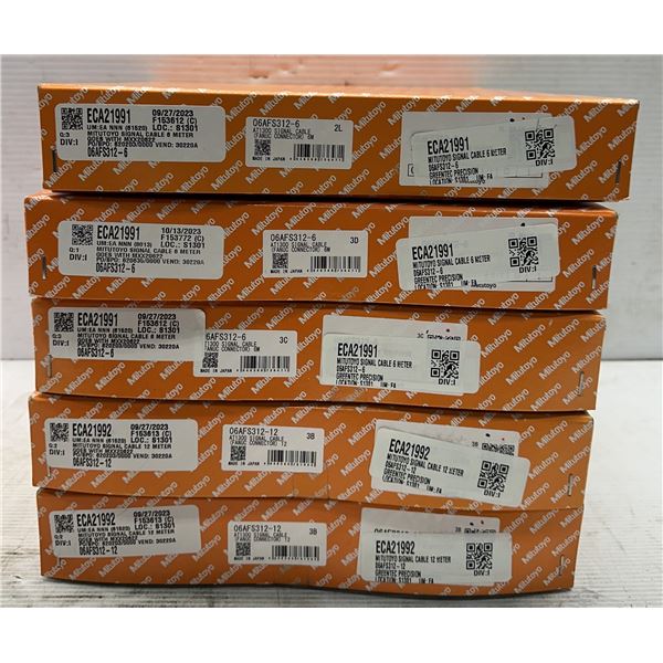 (5) Mitutoyo #06AFS312-6 Cables