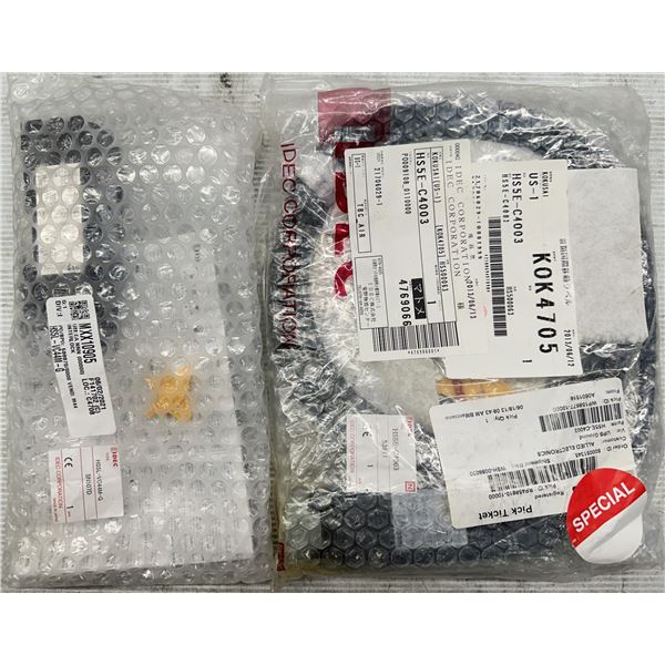 Lot of (2) Idec Items #HS5L-VC44M-G & #HS5E-C4003