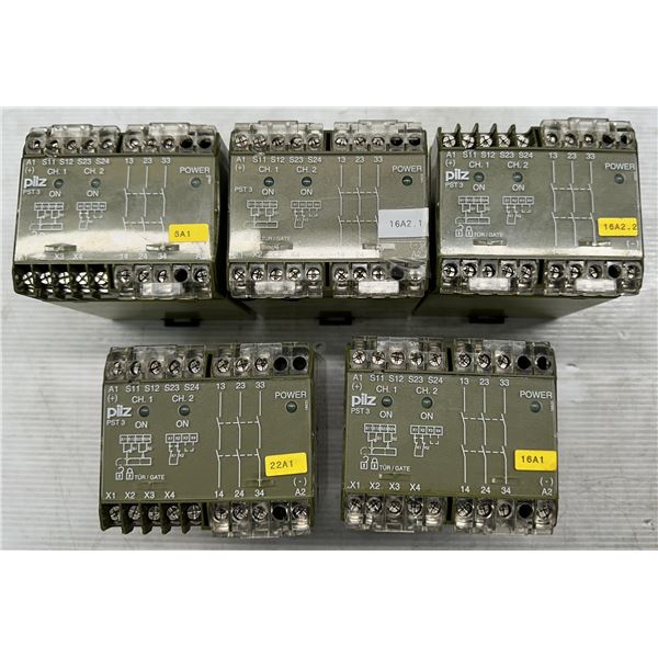 (5) Pilz #420280 / PST 3 3S Relays