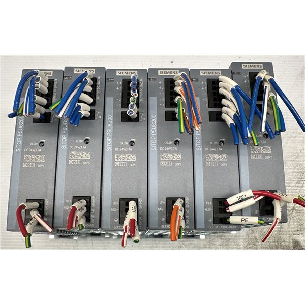 Lot of (6) Siemens #6EP3333-7LB00-0AX0 SITOP PSU6200 Power Supplies