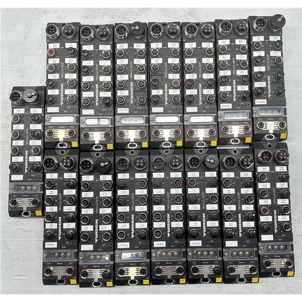Lot of (15) Turck Multiprotocol Remote I/O Blocks