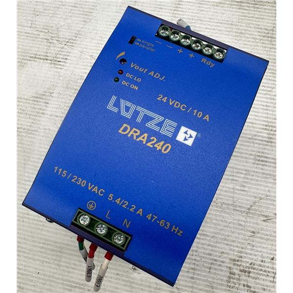 Lutze #DRA240-24A Power Supply