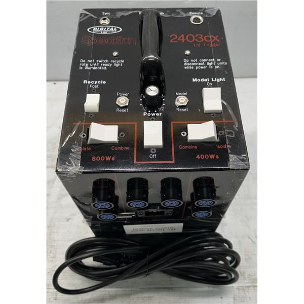 Speedotron #2403cx LV Trigger Power Supply w/ Power Cord