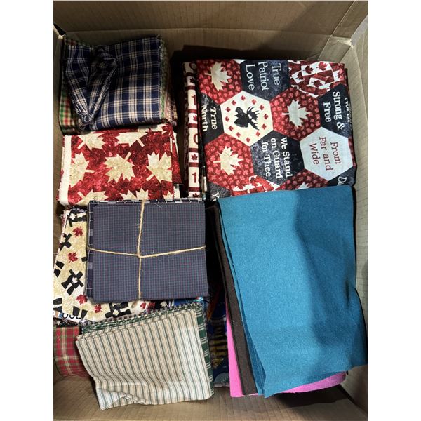 Mixed Quilting and Felt Fabric