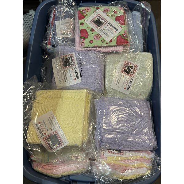 A large Tote of Chenille Quilting