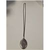 Image 1 : 1960s Sterling Silver Large Oval Locket on 22" Sterling Chain - Total weight: 40 grams - Locket meas