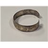 Image 3 : Vintage Sterling Silver Hand Engraved Cuff Bracelet - Weight 10 grams - 1.9 mm wide