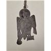 Image 3 : Large Silver Plated Celtic St. John Book of Kells Eagle Pendant - (47 x 86mm) - Chain is base metal