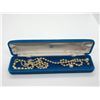 Image 1 : Two 16" Cultured Peal Necklaces & 1 Pair of Crew Back 10mm Pearl Earrings in a Velvet Birks Box