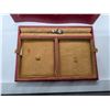 Image 4 : Vintage Red Leather Jewelry Box and Contents - Vintage Fashion & Costume Jewelry (7 x 10 x 4" tall)