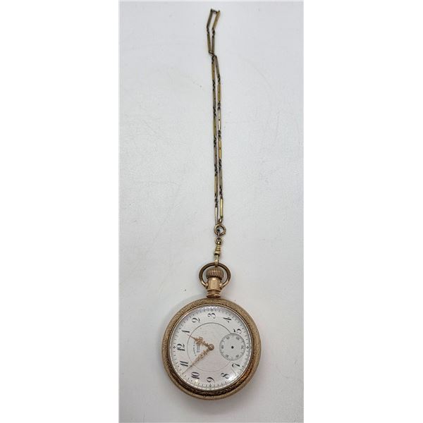 Antique A. Lange & Sohne Gold Plated Pocket Watch - Glashutte Dresden - Movement 44014 - Case #29211