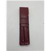 Image 3 : Vintage Cross Gold Filled Pen & Pencil Set in Burgundy Leather Case