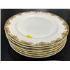 Image 5 : Limoges Sauce Boat & 11 Plates - 5 side  plates and 11 dinner plates (2 dinner plates are chipped)