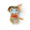 Image 1 : Hand Carved & Painted Rodney Seaweed Signed "Long Life Giver" Mask (2.5" x 5" x 8")
