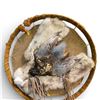 Image 3 : Genuine Pheasant, Fur & Leather Wall Hanging (26" diameter)