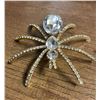 Image 2 : A pair of Ivana large and small spider brooches encrusted with colourless paste stones, small one ha