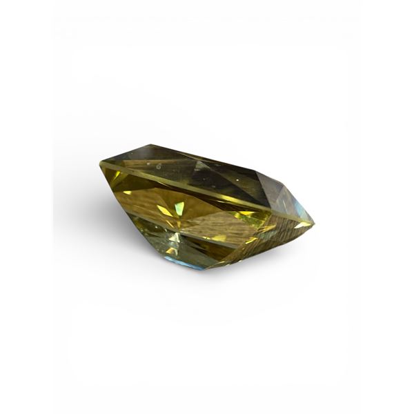 Unmounted fancy step cut brownish green Prasiolite 1.81 carats gemstone  - Appraised Value $420