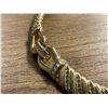 Image 3 : Christian Dior gold-plated choker collar necklace with CZ stones  - Appraised Value $200
