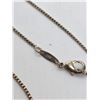 Image 3 : Vintage 16" Sterling Silver Amber Necklace & Scrap Sterling Chain - Total Weight:18.8 grams