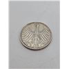 Image 1 : 1957 Germany 5 Mark "J" Silver Coin - Hamburg Mint - .625 Silver - 11 grams