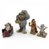 Image 1 : 4 The World of Krystonia Figurine: Okinowathe, N'Borg's Throne (s), Holy Dragons, Culpy- with Origin