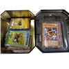 Image 2 : Group of 9 Yu-Gi-Oh! Collectible Tin Boxes and Cards