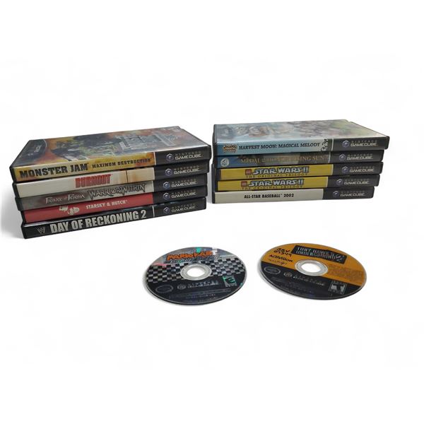 12 Nintendo GameCube Games Includes Mario Kart: Double Dash, Tony Hawk’s Pro Skater 2, Star