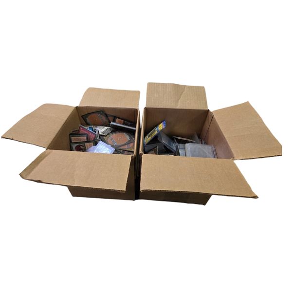 Two Boxes of Magic: The Gathering Cards - Mixed Singles, Commons & Unsorted Collection