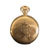 Image 4 : Elgin Gold Filled Open Face Pocket Watch with Chain Fob (Working) and American Waltham Watch (withou